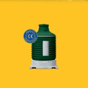 Un serbatoio GPL di WTS Gas, doppia parete. Sempre marchiato CE.